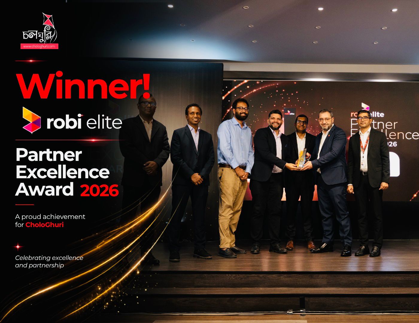 Chologhuri Recognized with Robi Elite Partners Excellence Award 2026